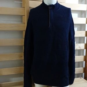 TASSO ELBA Men's Sweater Blue Size L New